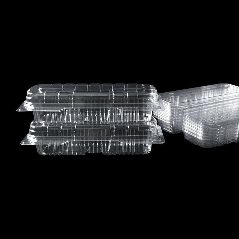 Clear PET Thermoformed Cupcake Container with Secure Lid for Bakery Packaging