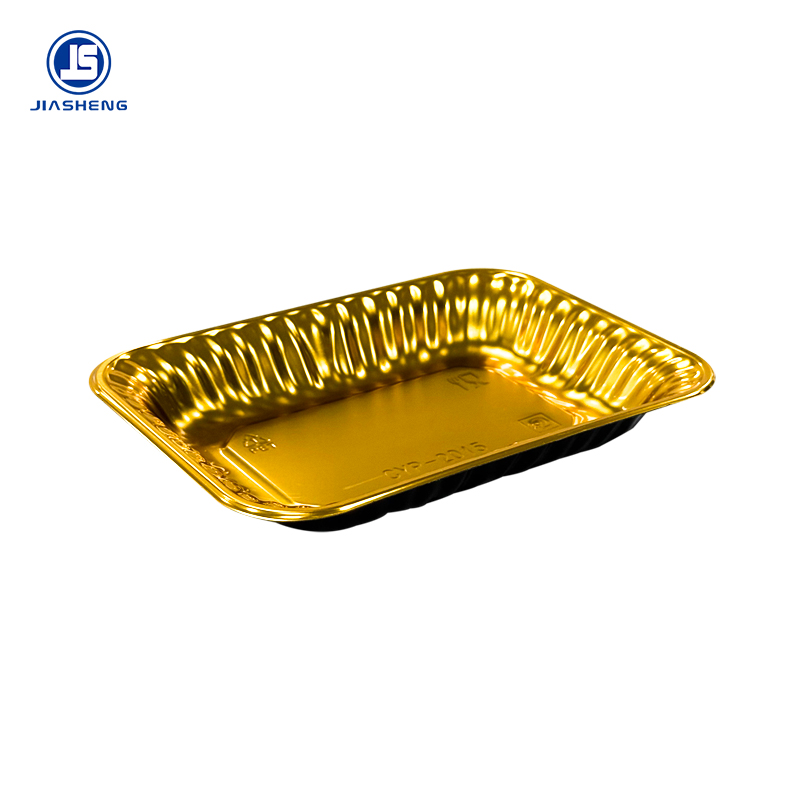 New Gold PET Fruit Trays Release | Food-Grade Disposable Produce Packaging for Strawberry, Blueberry & Orange Retail
