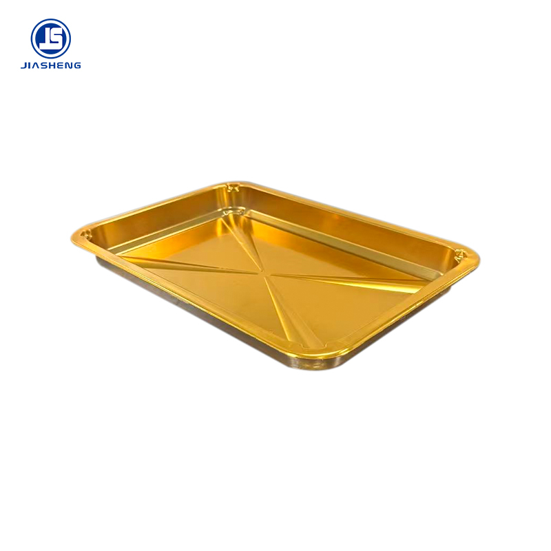 Golden Disposable Skin Pack Tray Vacuum Skin Packaging Blister Tray for Beef Steak Raw Meat