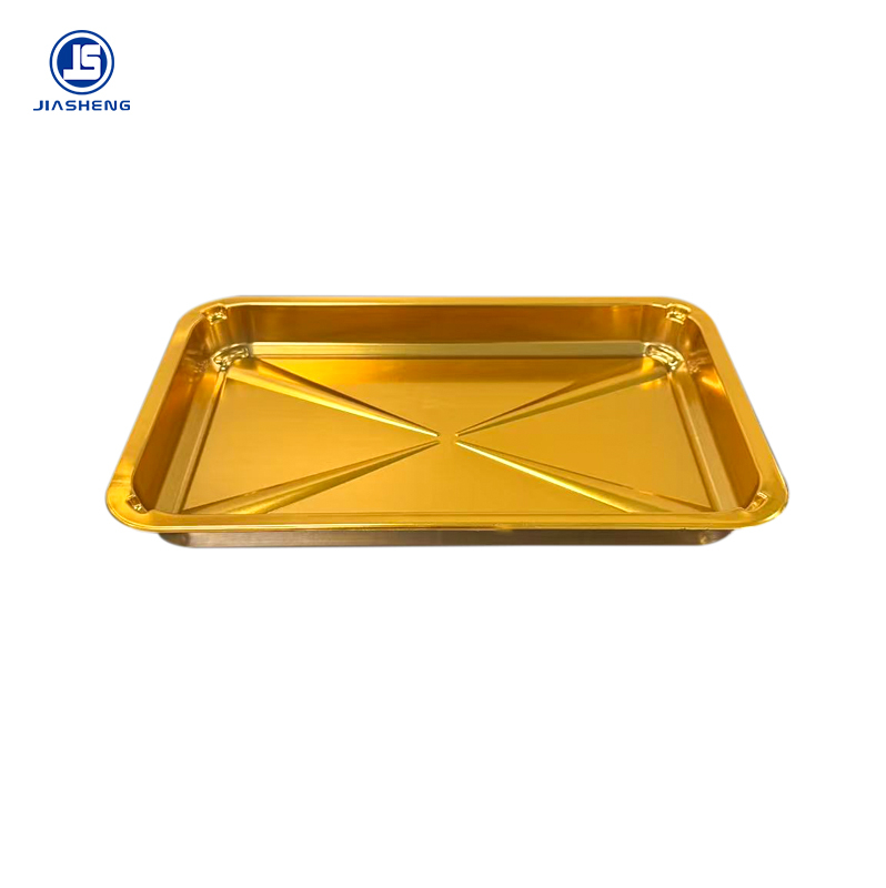 Golden Disposable Skin Pack Tray Vacuum Skin Packaging Blister Tray for Beef Steak Raw Meat