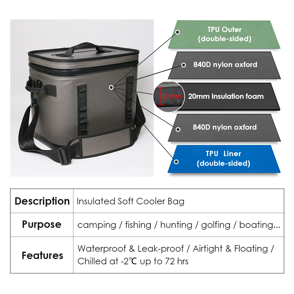 20L Square coolers