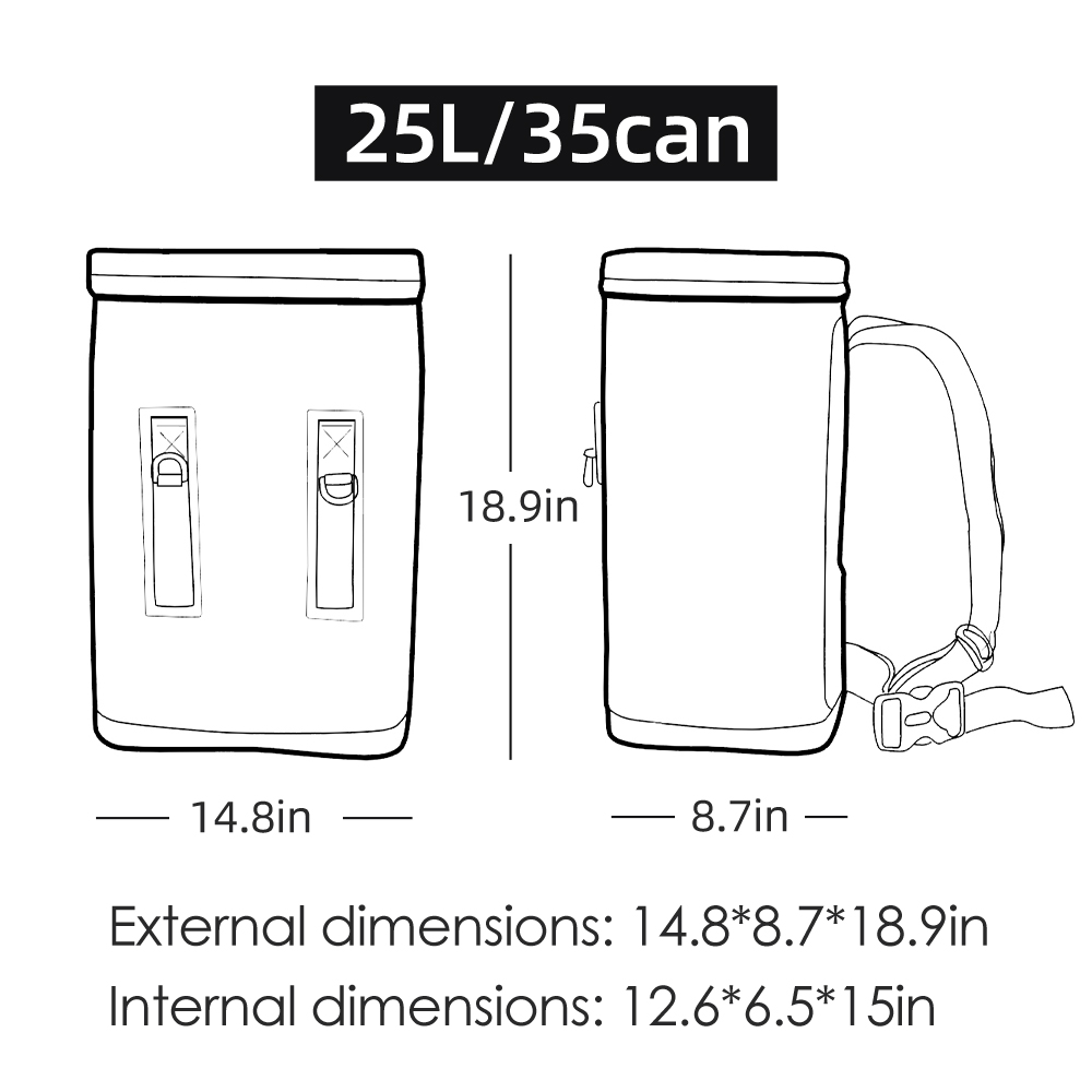 25L Backpack Cooler