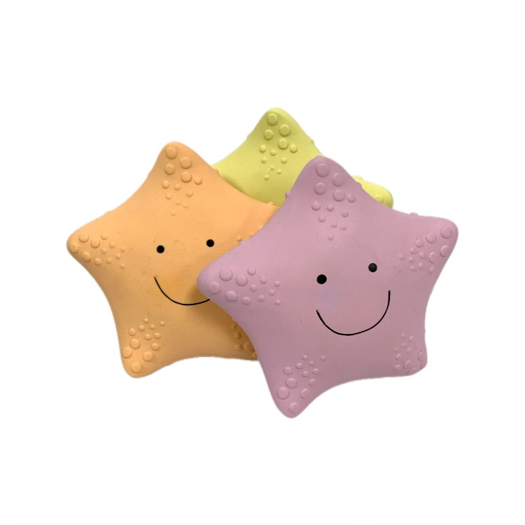 Natural latex education teething toy | Stars