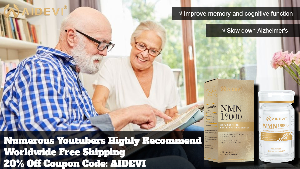 Some scientific research found that Nicotinamide Mononucleotide (AIDEVI NMN 18000) and its potential role in addressing Alzheimer's disease.