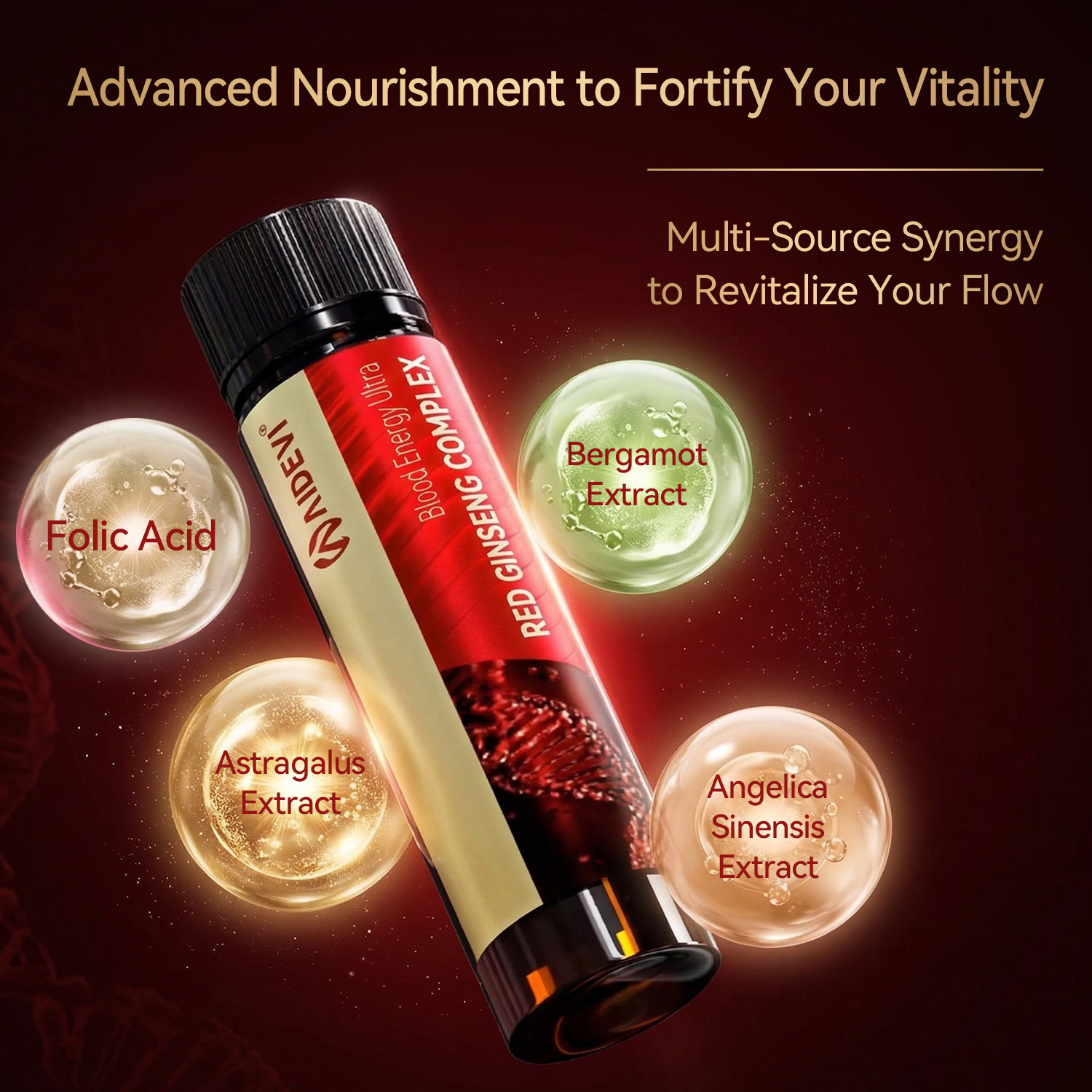 AIDEVI Red Ginseng Complex | Rapid Energy & Fatigue Relief