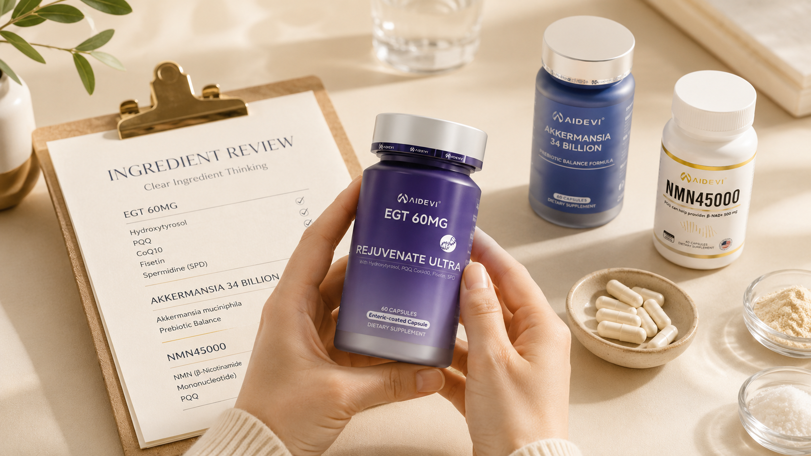 AIDEVI ingredient review and transparency