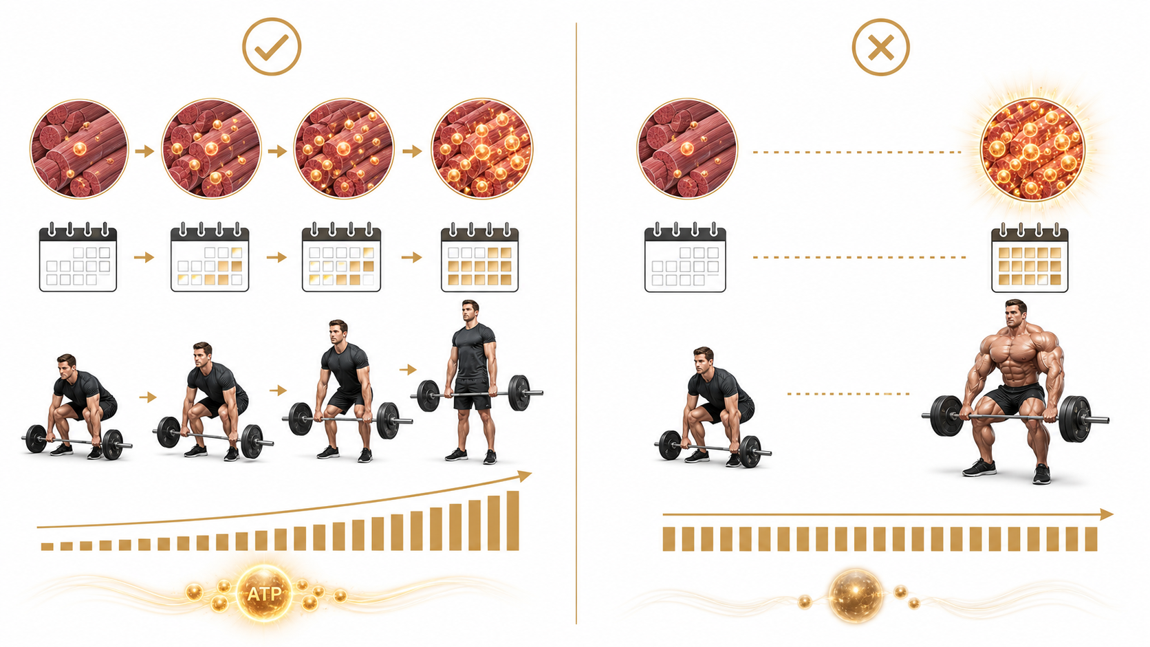 Creatine troubleshooting flow covering dose consistency duration training nutrition recovery and potency