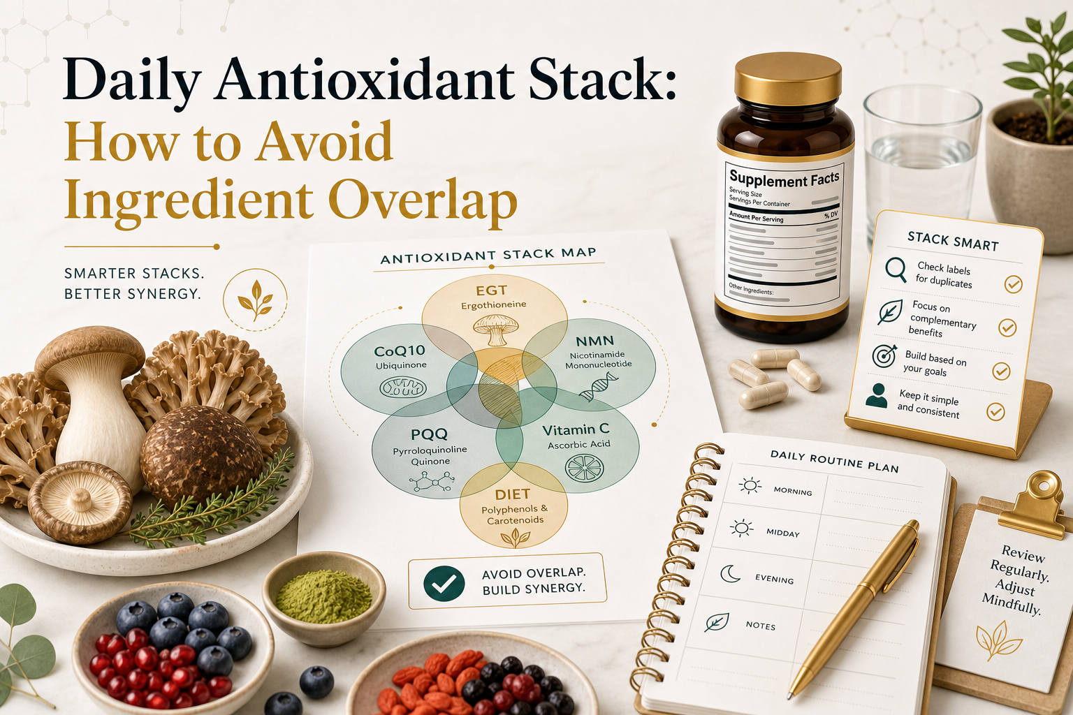 Antioxidant Supplement Stack Guide: Keep Your Routine Simple