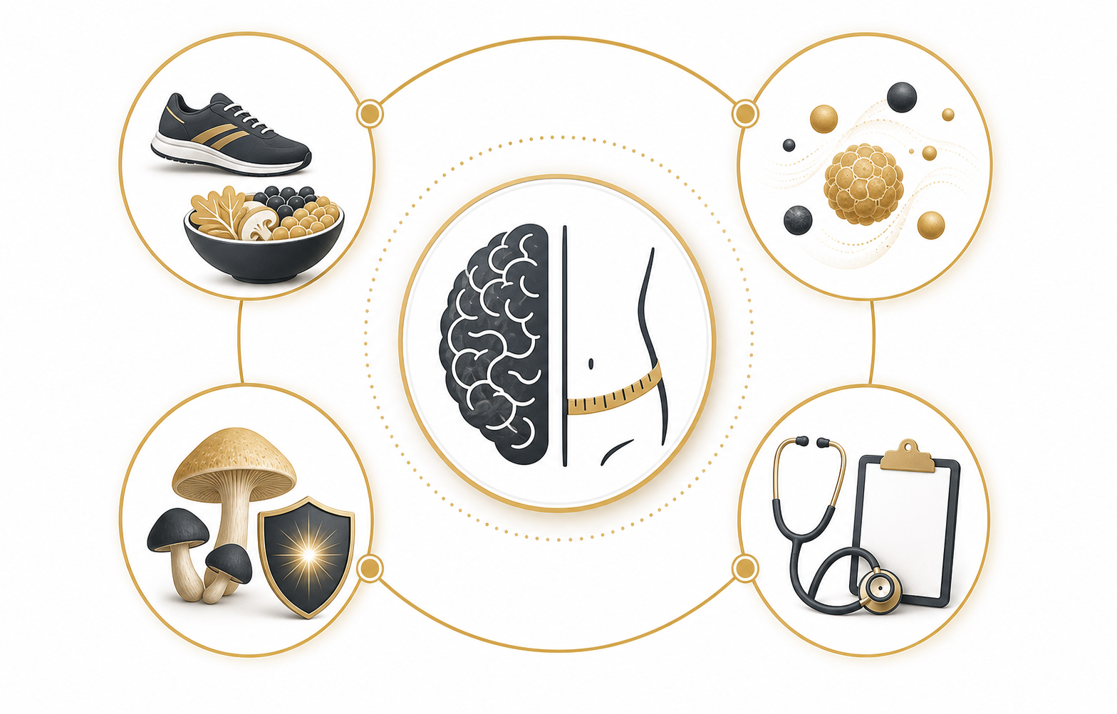 Four part framework for metabolic habits inflammation awareness ergothioneine antioxidant support and clinician guidance