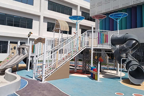 Custom Outdoor Playground Equipment for K12 Schools in Saudi Arabia - Mooton Group