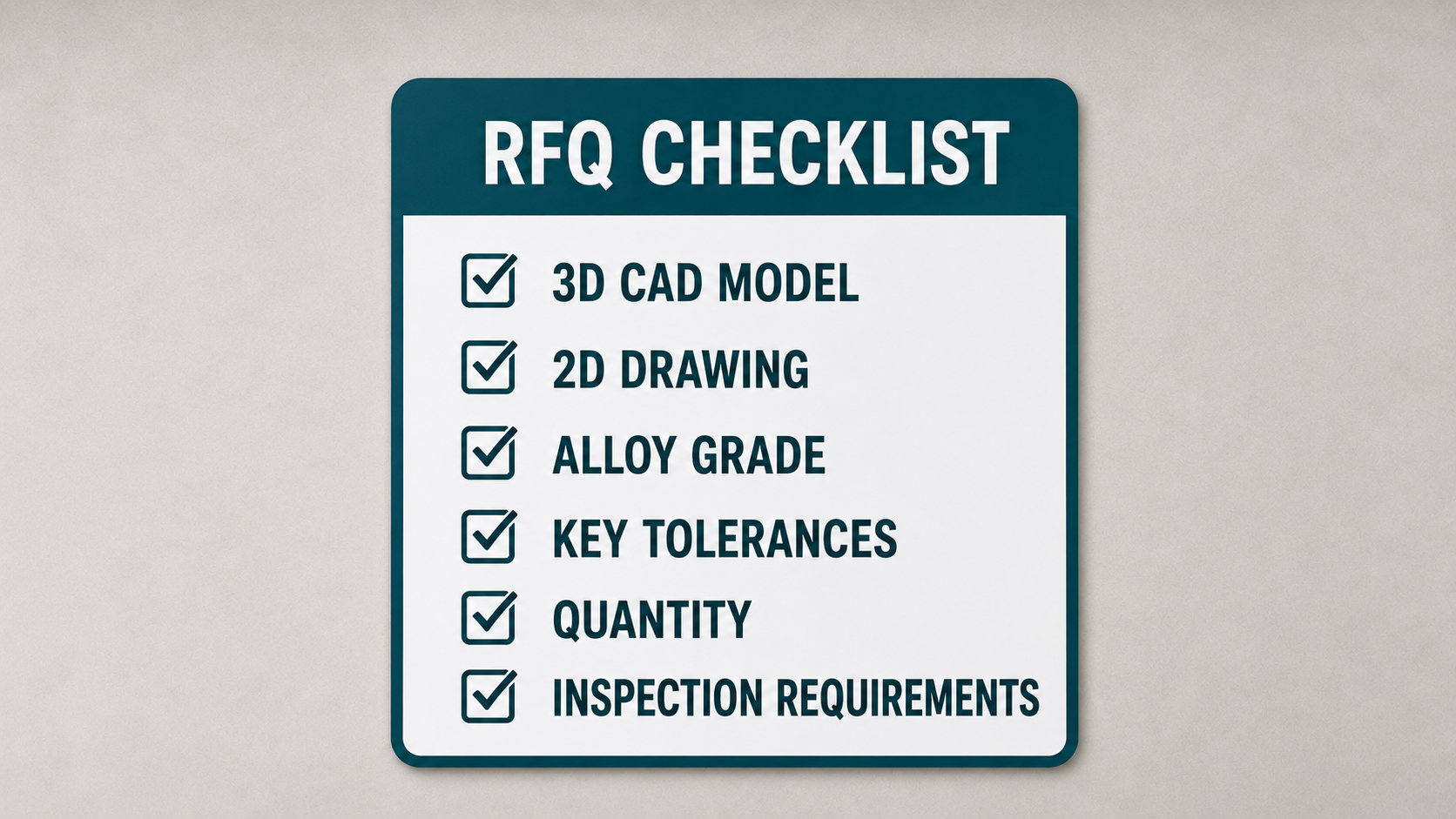 bronze-rfq-checklist
