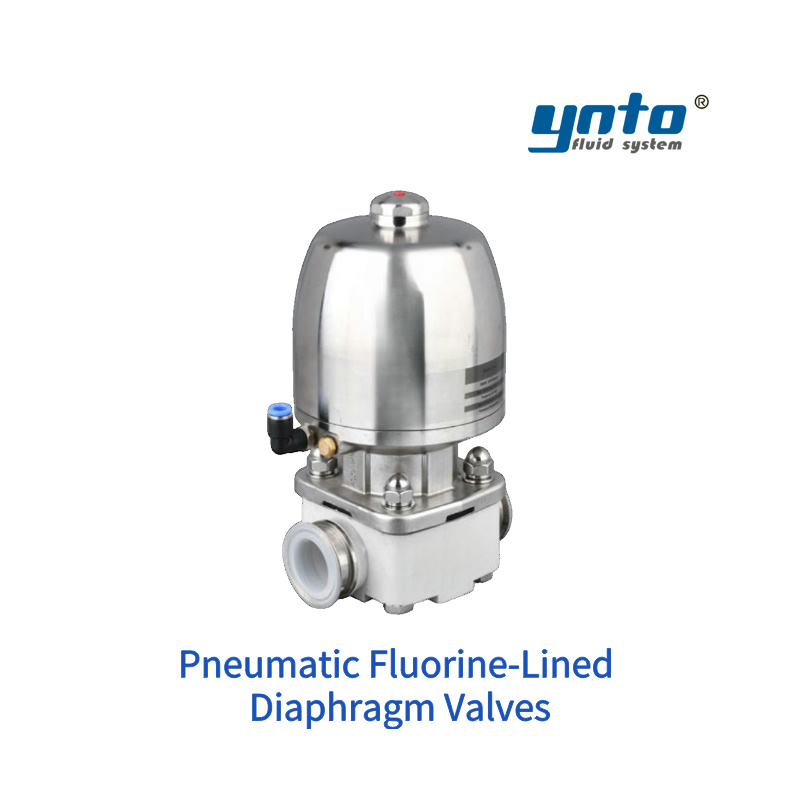 Pneumatic Fluorine Lined Diaphragm Valves