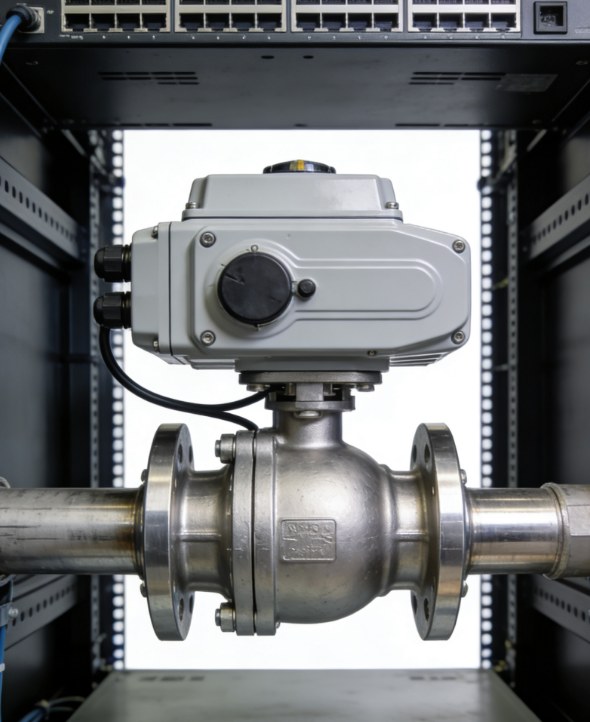 pipeline-electric-ball-valve-control