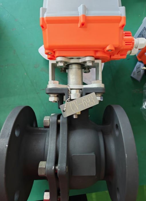 electric-actuated-ball-valve-flange