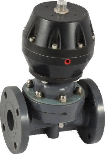 pneumatic-diaphragm-valve-flanged
