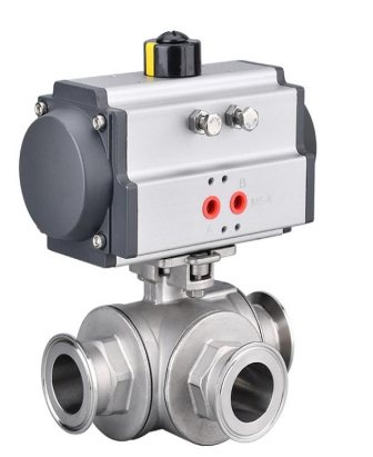 three-way-pneumatic-ball-valve