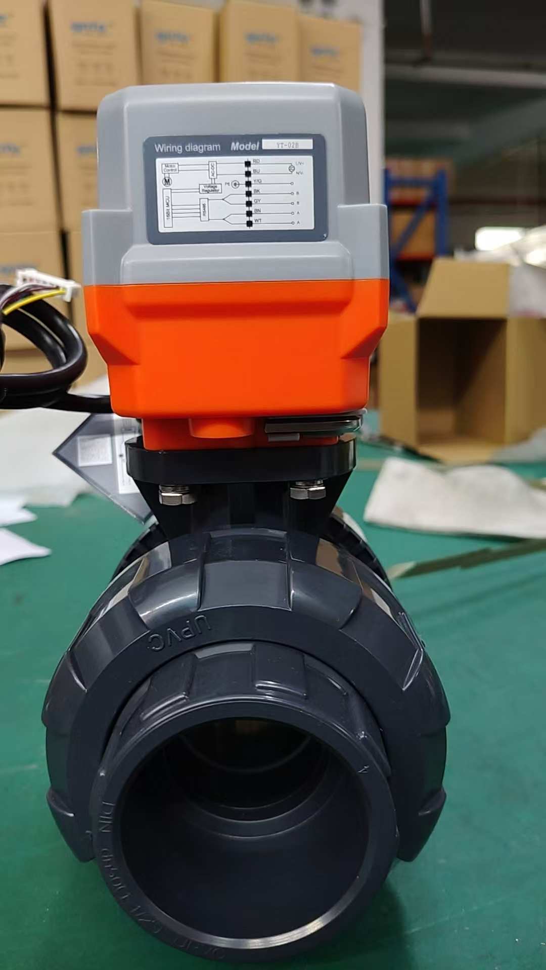 upvc-electric-ball-valve-system
