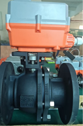 motorized-flanged-ball-valve
