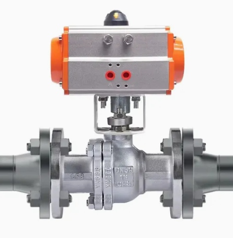 industrial-pneumatic-ball-valve-system