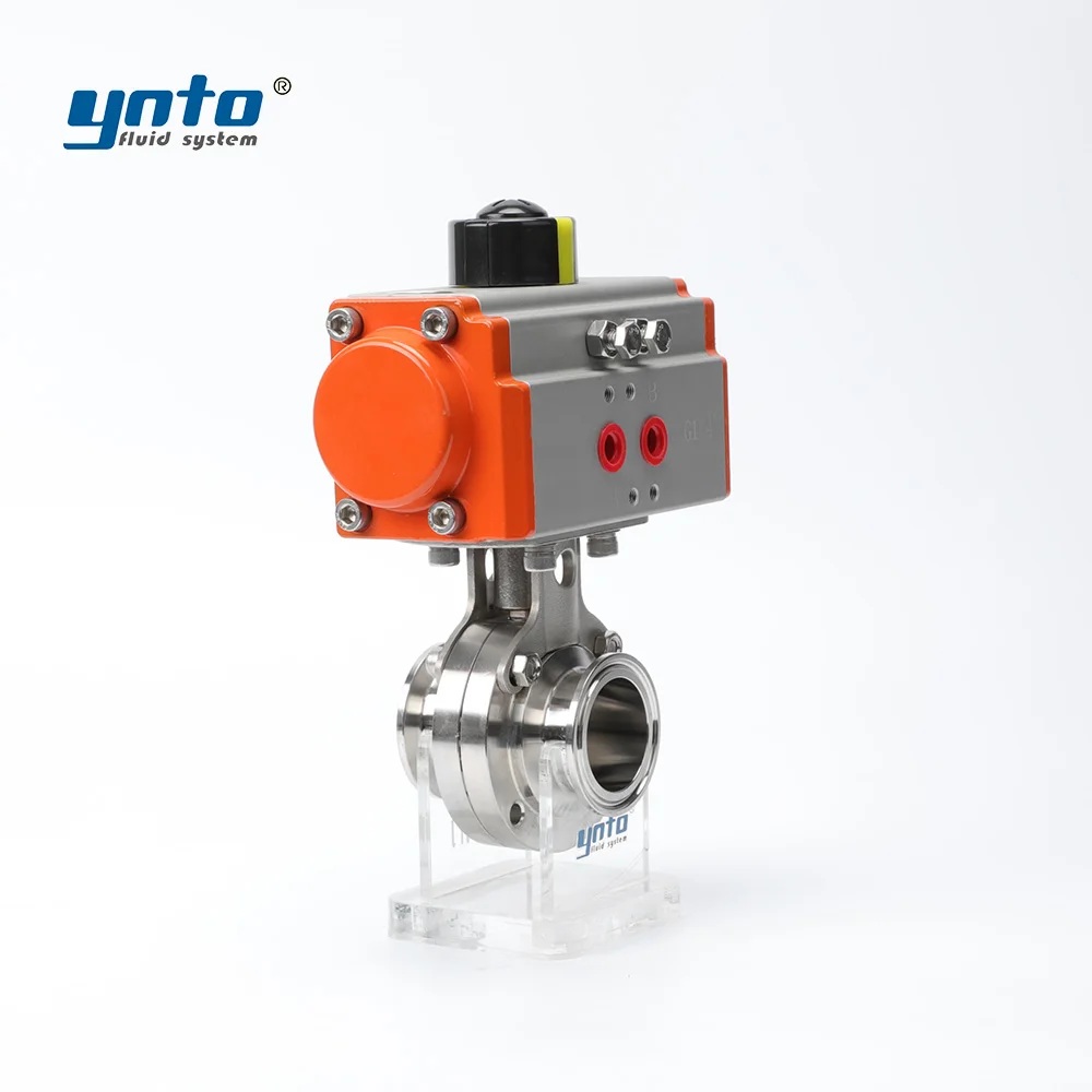 pneumatic-sanitary-butterfly-valve