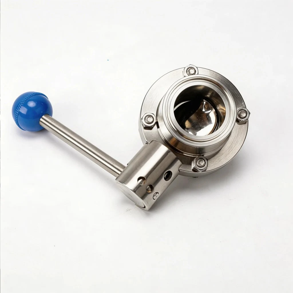 sanitary-butterfly-valve-with-handle
