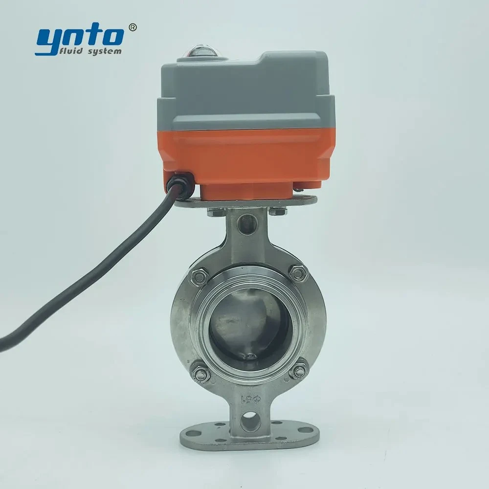 front-view-electric-butterfly-valve