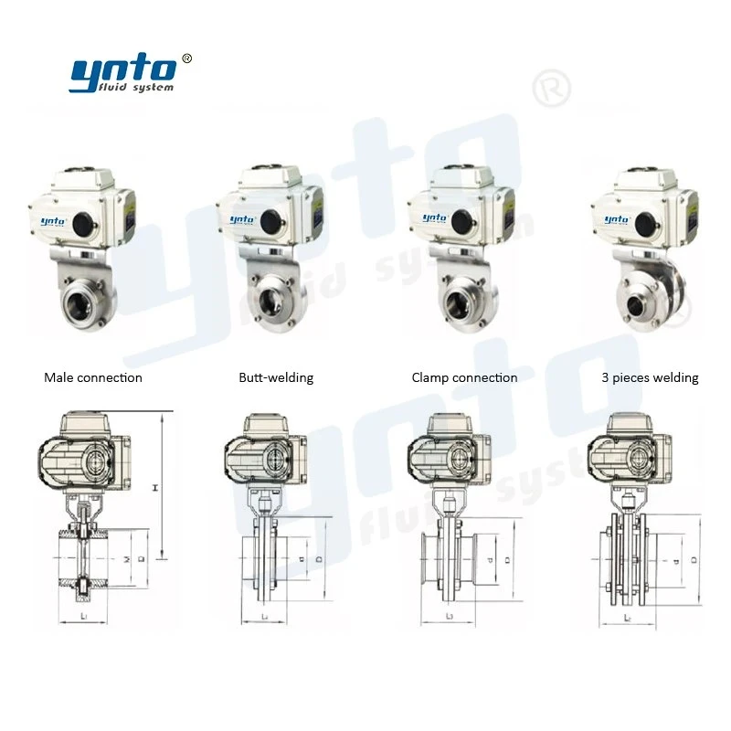 electric-butterfly-valve-connections