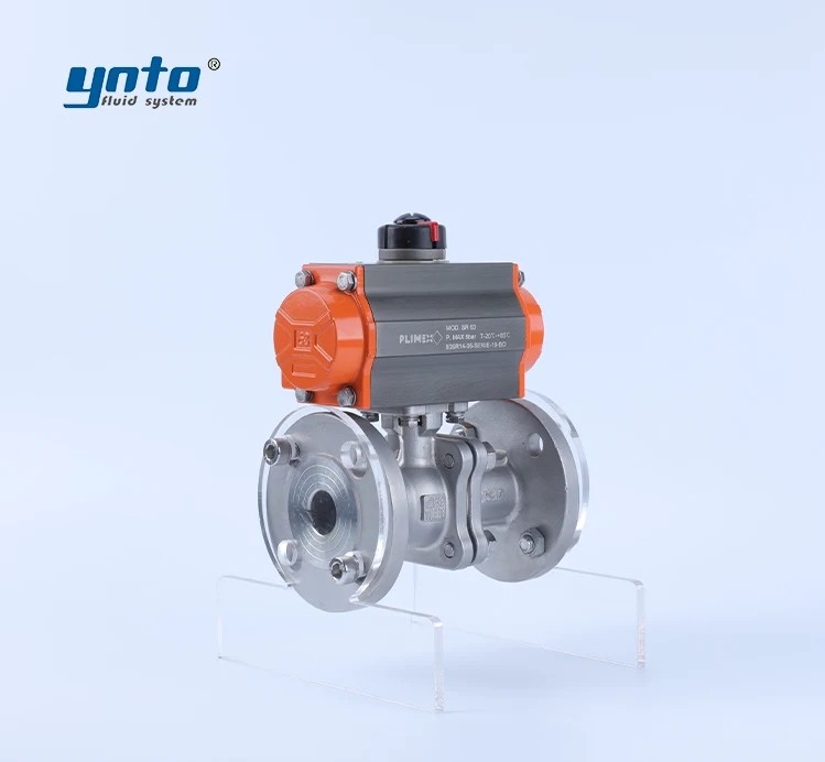 pneumatic-flanged-ball-valve