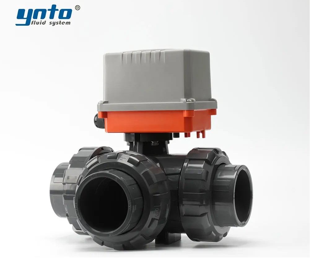 large-electric-plastic-ball-valve