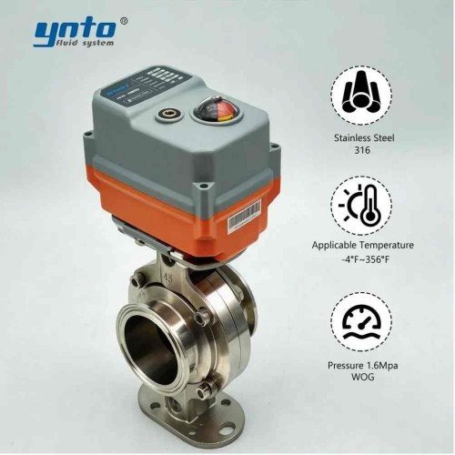 316-sanitary-electric-butterfly-valve