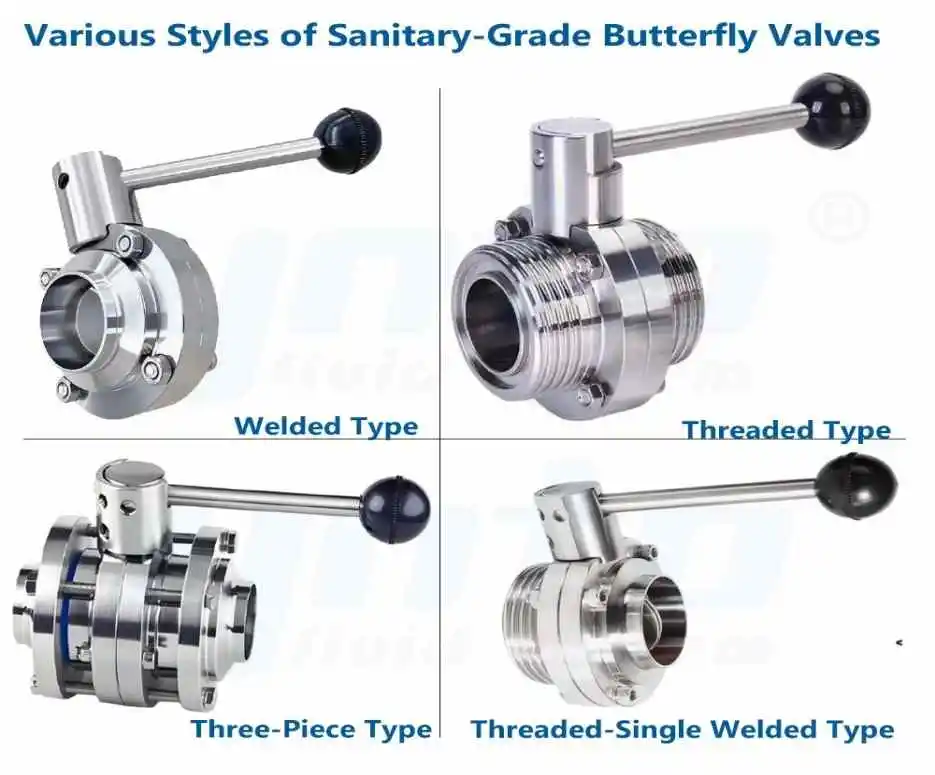 sanitary-butterfly-valve-connection-types