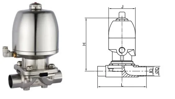 sanitary-diaphragm-valve-welded-connection