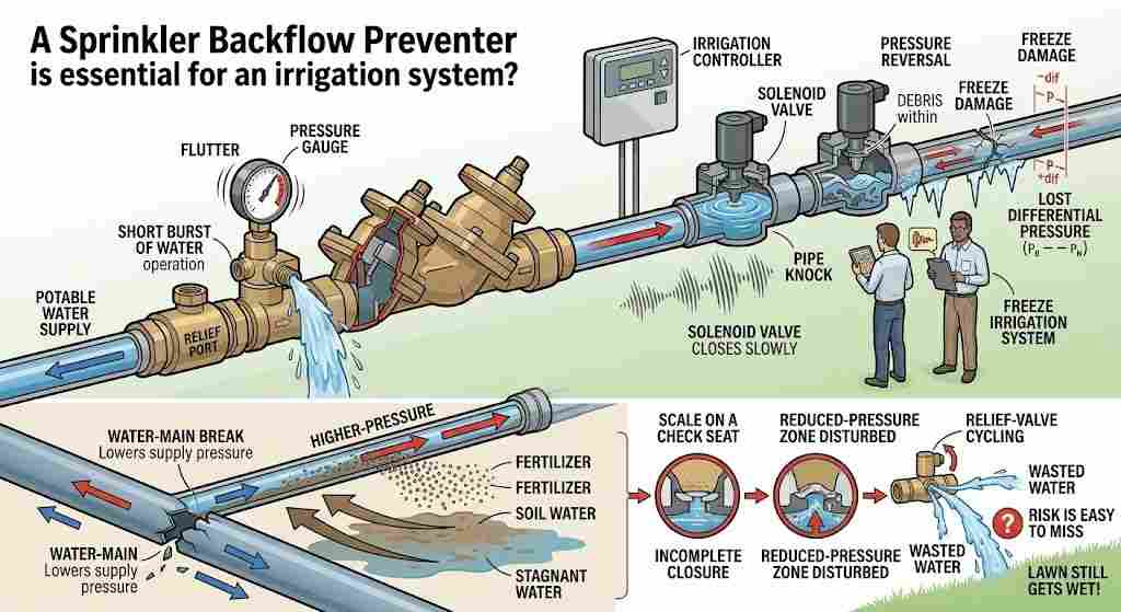 sprinkler-backflow-preventer-irrigation-system