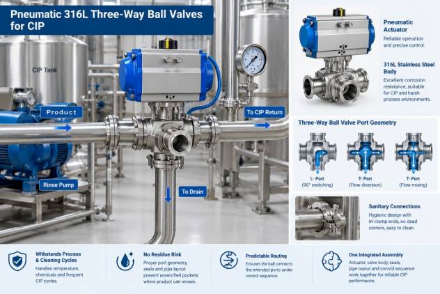 cip-three-way-ball-valve-routing