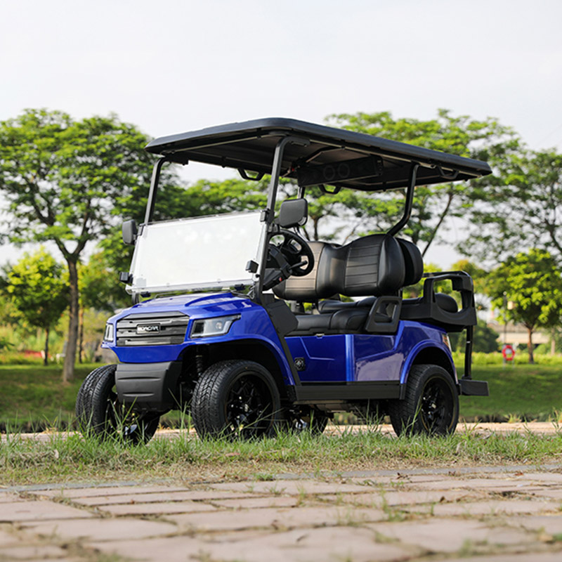 E918-2+2 AC Motor 4KW JH-48M380 AC 350A High Quality Off-road Club 48V 4 6 Seater Buggy Price Cheap Electric Golf hunting cart