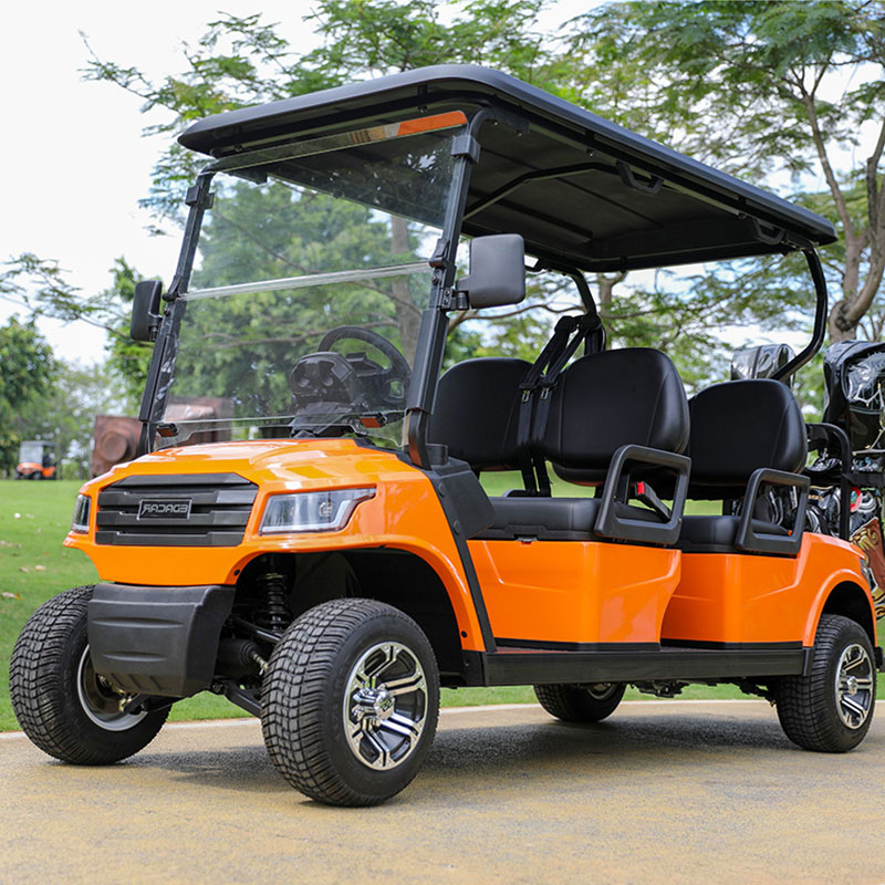 E918-4+2 Hunting Cart Hot Sale Cheap 6 Passenger Sightseeing Electric Golf Buggy 4+2 Seater