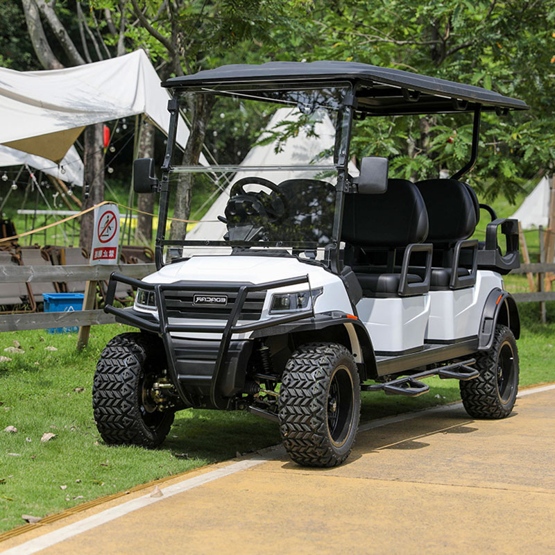 E918-4+2.G 6 Passenger Golf Cart Lithium Battery Golf Hunting Cart 2 3 4 6 8 Seater Golf Cart Fast Electric Buggy