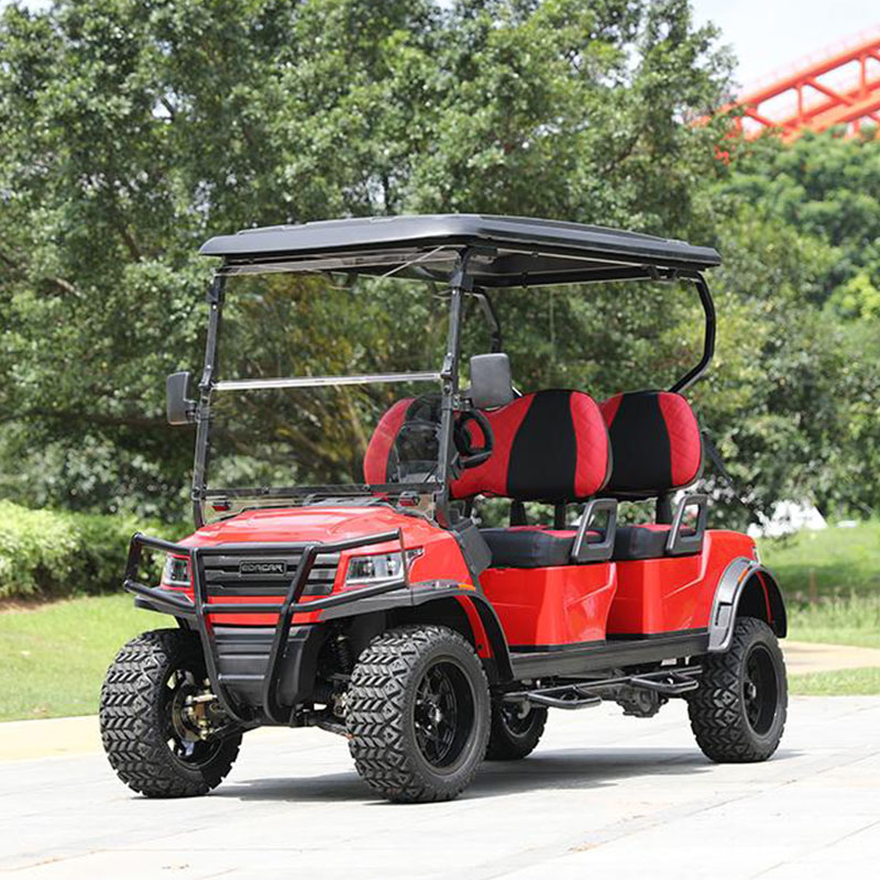 E918-4.G Lifted Hunting Cart AC Motor 5KW JH-48M380 AC350A classic 4 Seater Electric Golf Cart