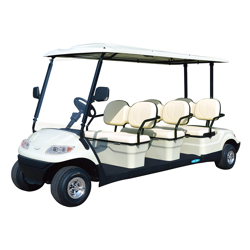 LT 6 Passenger Electric Cart with Lithium Battery 48 volt 4kw AC motor DECHUANG 6 Seats Electric Power Golf Cart Buggy LT-A617.6