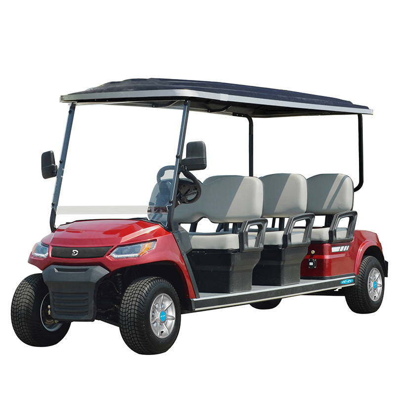 High Quality 6 Seater LT Electric Golf Cart with AC Motor DECHUANG 48v 4 Passenger Golf Buggy Golf Vehicle and Parts LT-A827.6