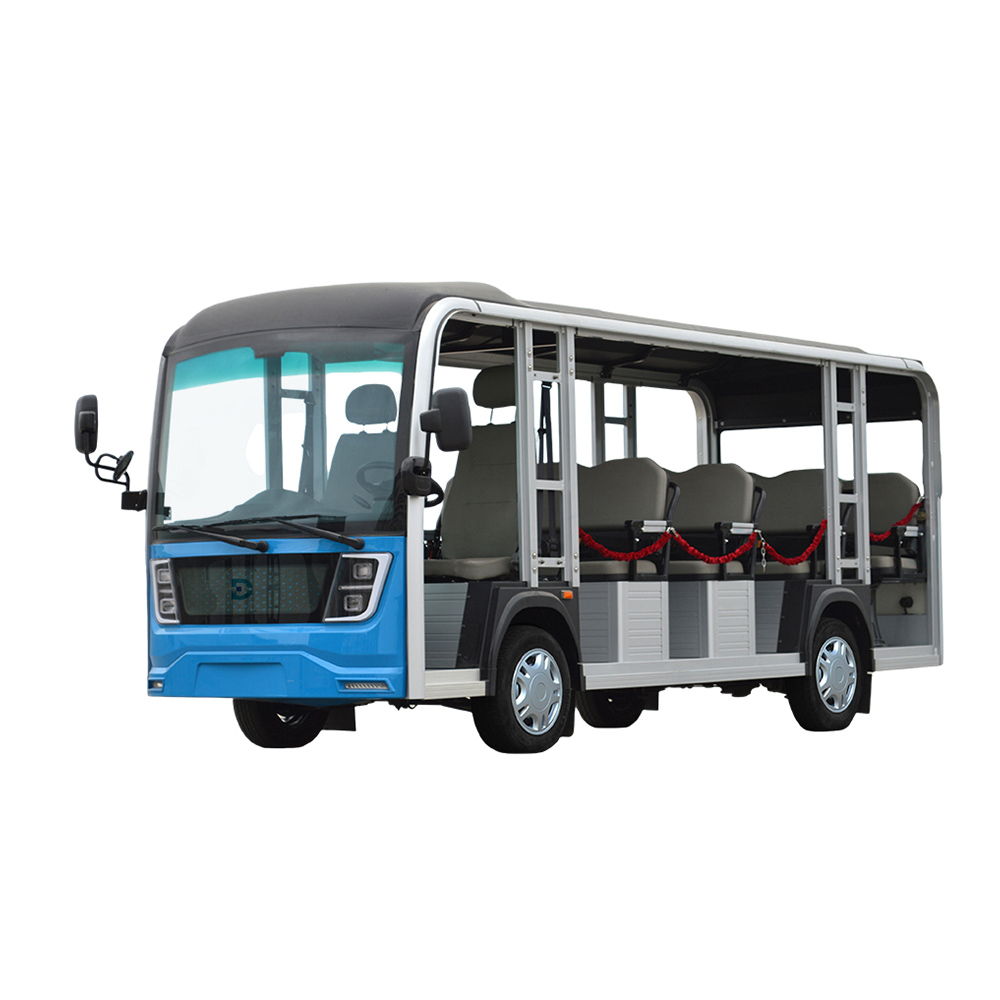 LT 14 Passenger Tourist Sightseeing Bus DECHUANG Electric Tourist Car 14 Seater High Configuration 72V7.5KW System LT-GDS14.C