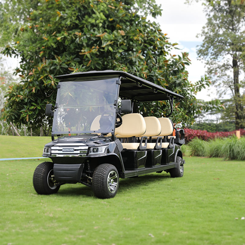 E918-6 + 2.G AC moteur soulevé chariot de chasse 5kWw JH-48M380 AC 450A 8 places 4 roues motrices Buggy de golf électrique
