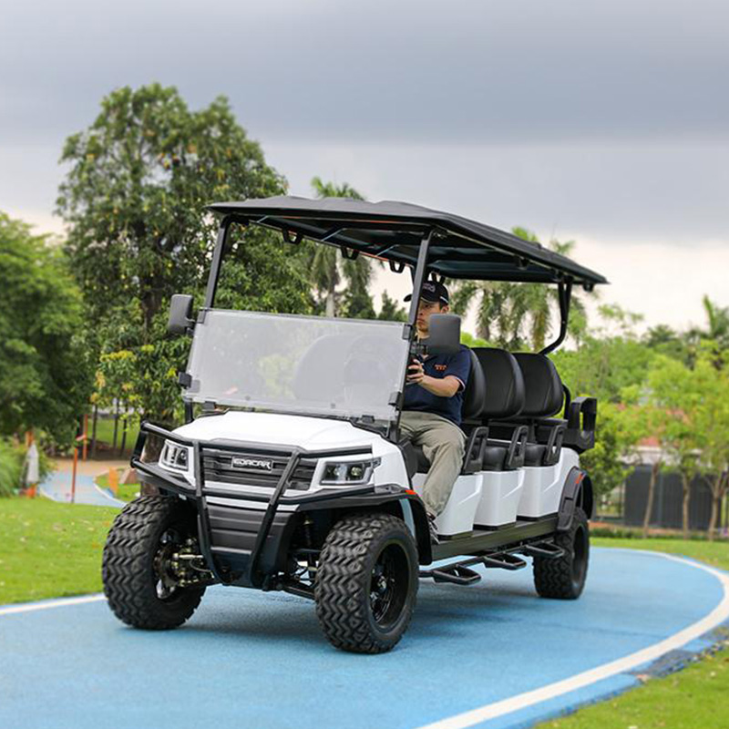 E918-6 Buggy de chasse 6 places voiturette de golf électrique Street Legal adulte 6 passagers voiturette de golf à vendre Arabie saoudite
