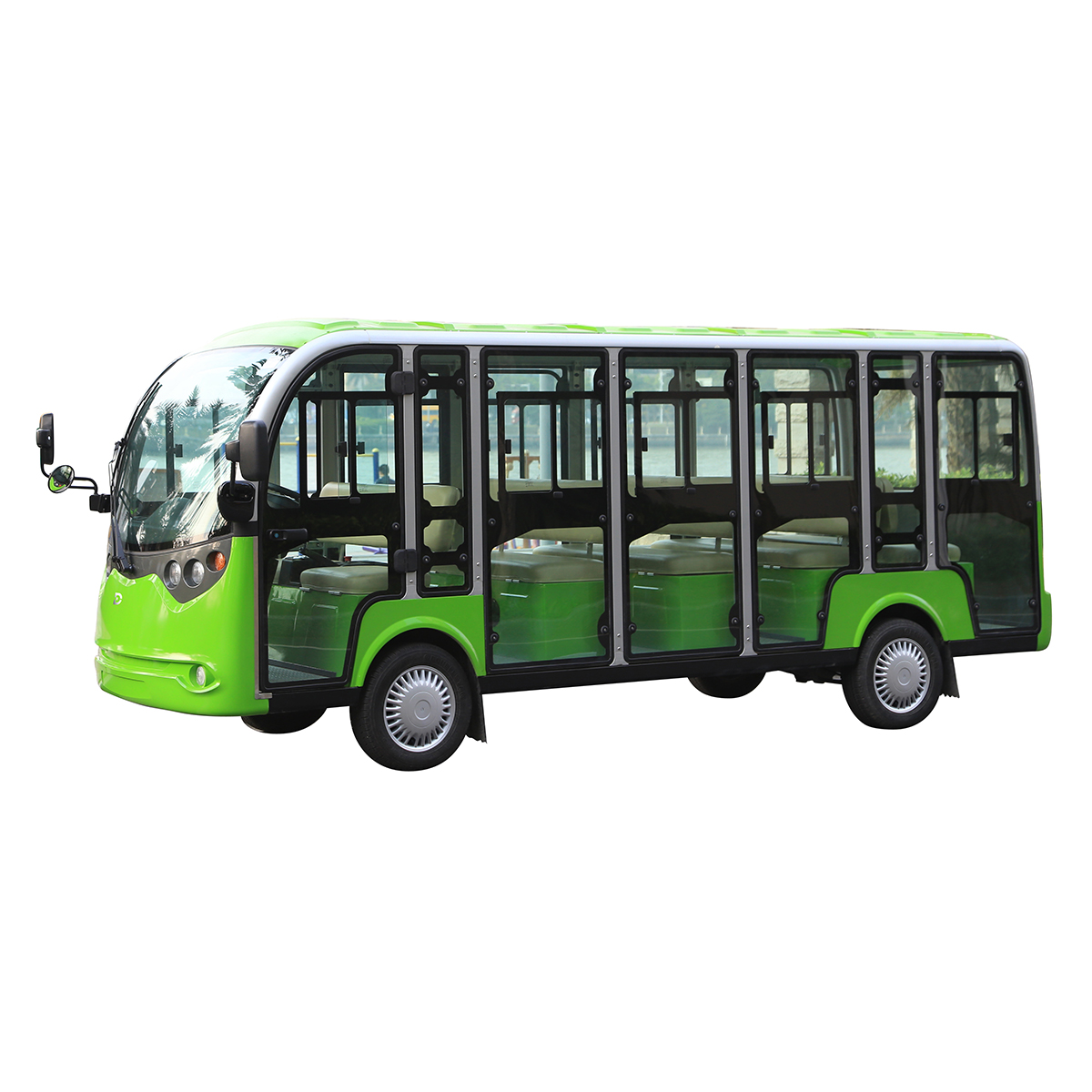 LT Tourist Sightseeing Bus 14 Passenger DECHUANG Electric Tourist Car 14 Seater with High Configuration 72V7.5KW System LT-S14.F