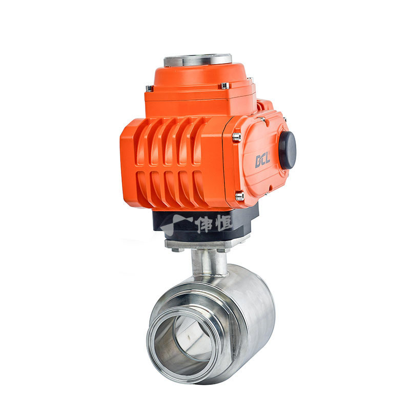 Wh Electric Straight Through Quick Clamp Ball Valve