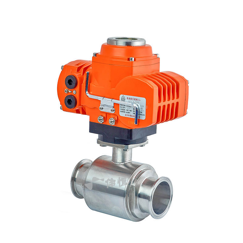 Wh Electric Straight Through Quick Clamp Ball Valve
