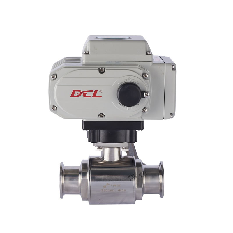 Wh Electric Straight Through Quick Clamp Ball Valve