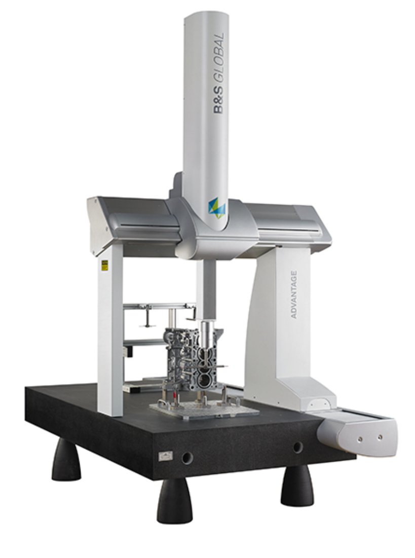 CMM inspection process verifying precision CNC machined parts