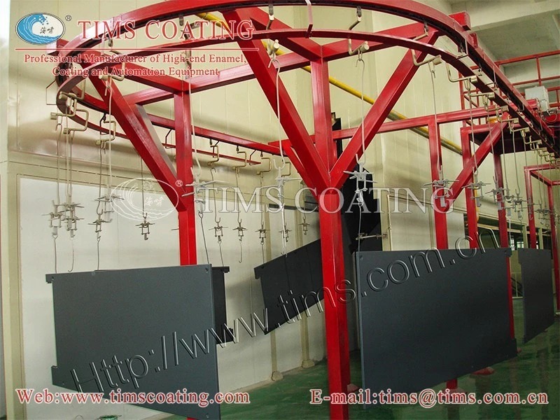 Advanced powder coating production line