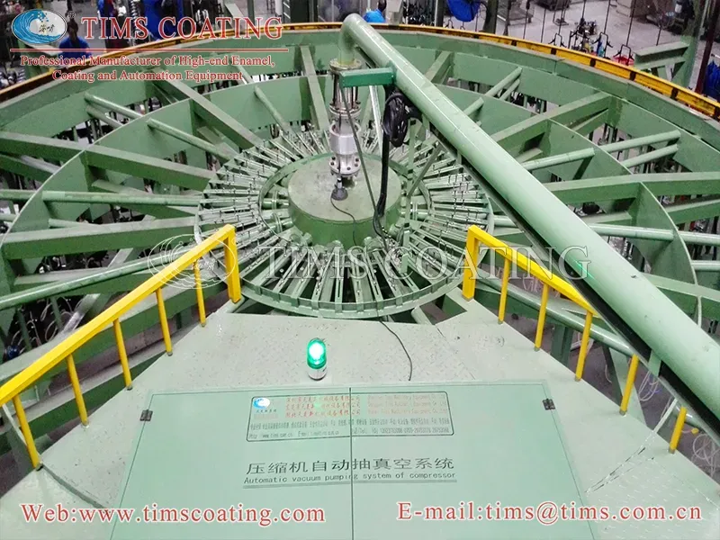 Advanced compressor coating production line and industrial equipment